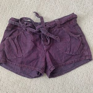 7 For All Mankind tie waist shorts, size 24